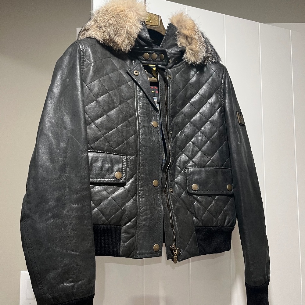 Ladies Leather Belstaff Jacket